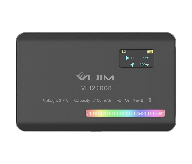 Ulanzi VL120 - RGB, WB (2500K - 9000K) - 1233370 - zdjęcie 2